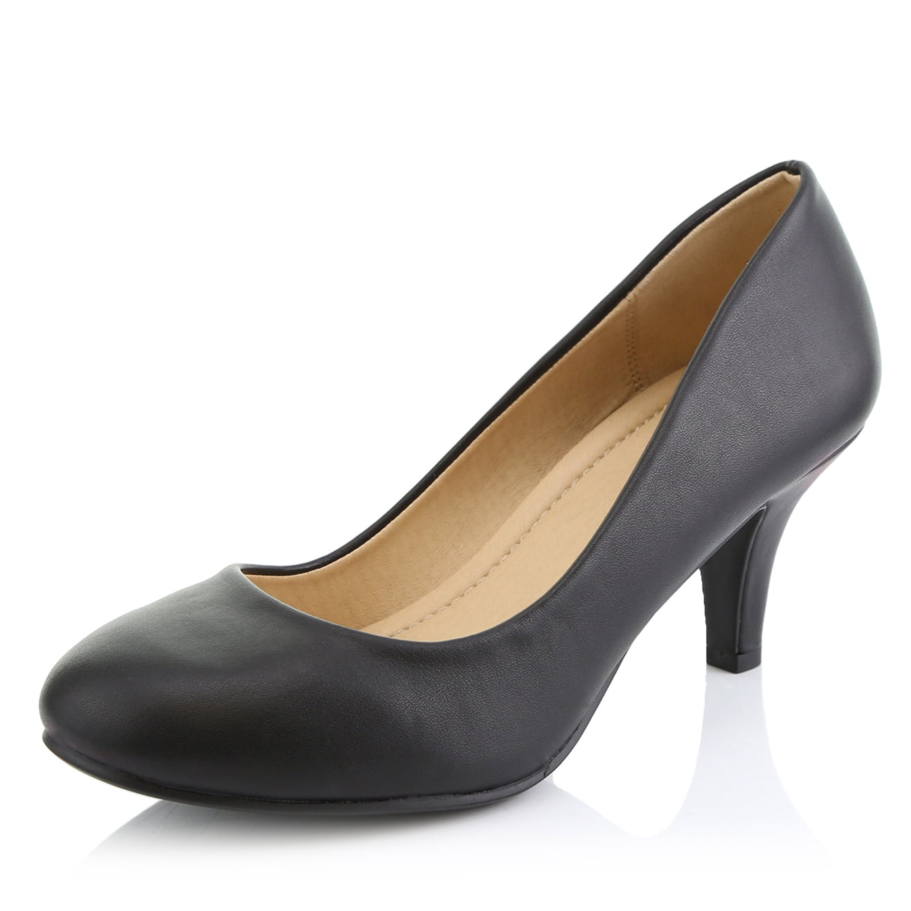 comfortable mid heels