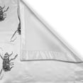 thumbnail image 3 of Ambesonne Nature Kitchen Curtains, Hand Drawn Honeycomb, 55"x39", Charcoal Grey White, 3 of 3