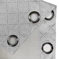 thumbnail image 4 of Ambesonne Ethnic Grommet Curtain, Victorian Floral Motifs, 50" x 84", Tan White, 4 of 6