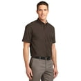 thumbnail image 4 of Port Authority Tall Short Sleeve Shirt (TLS508) Coffee Bean, 4XLT, 4 of 4