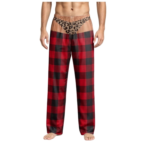 yoplnin Men Christmas Pajama Pants Men's Christmas Funny PJ Pants With Pockets Fall Outfits