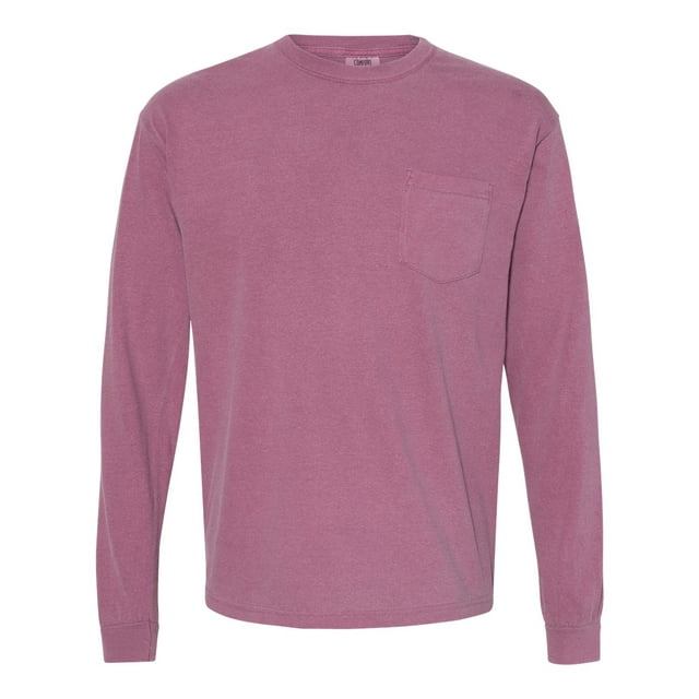 Comfort Colors T-Shirt à Manches Longues pour Adulte avec Poche