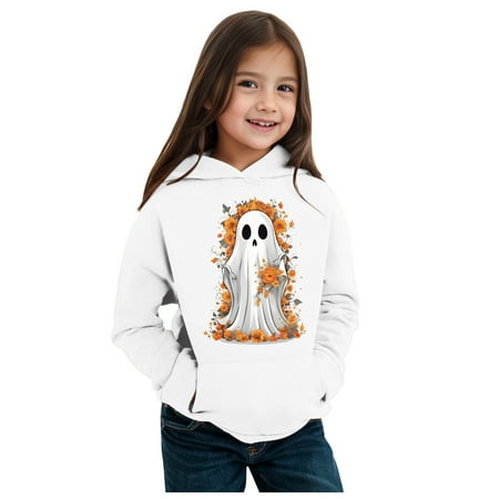 

Hoodies for Girls with Thumb Holes Girls Cowl Neck Hoodie Child Toddler Boys Girls Long Sleeve Letter Prints Warm Hoodie Pullover Tops Kids Sweat