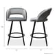 thumbnail image 5 of Set de 2 Bancos Mundo In BANC0903740PLATA Madera y Metal Plata, 5 of 8