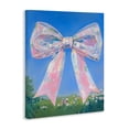 thumbnail image 2 of Stupell Industries Art Deco Iridescent Pink Bow in Meadow Canvas Art, 16 x 20, by The Prints Vibe, 2 of 8