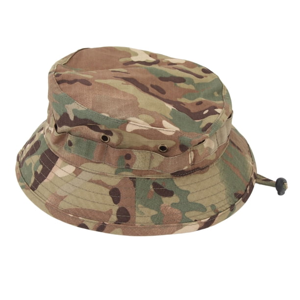 Sombrero Boonie, Diseño De Hebilla Ajustable Diseño De Ala Corta, Sombrero De Cubo Al Aire Resistente A La Intemperie Para Viajes De Pesca En La Selva