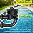 thumbnail image 2 of SPX0710X32 Vari-Flo Multiport Valve For Hayward S200 and S240 Series Pool U 1.5", 2 of 12
