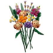 FanShow LEGO Icons Bouquet de Fleurs, Fleurs Artificielles, Collection Botanique, Set pour Adultes，26x36cm