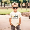 thumbnail image 4 of Big Brother Barn Farm Tractor Shirt for Sibling Reveal Baby Announcement Outfits Natural Shirt Youth Small, 4 of 6