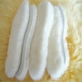 thumbnail image 4 of Inserciones de piel de oveja para botas de invierno - Plantillas de zapatos mullidas de lana de cordero térmicas gruesas para botas de nieve de piel más cálidas para mujer Zapatillas Nieve 3, 4 of 5