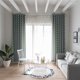 thumbnail image 3 of Linterna Impreso Algodón Lino Cortina opaca Bloque de luz Ojal térmico Anillo Cortinas de ventana superior 2 piezas Sweethay ZHF0421, 3 of 6