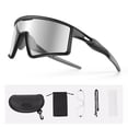 thumbnail image 1 of Gafas fotocromáticas para andar en bicicleta, gafas de sol de montura completa para exteriores, correr, senderismo, 1 of 7