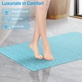 thumbnail image 4 of Alfombra de baño Wrisin antideslizante de caucho natural, 40 x 70 cm, con 241 tazas, 4 of 9