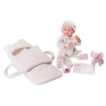 thumbnail image 2 of JC Toys, La Newborn Nursery 15.5" Soft Body Baby Doll 8 piece Gift Set-Deluxe Carry Fabric Basket-with Accessories-Pink Elephant Theme-Ages 2+, 2 of 6