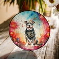 thumbnail image 3 of Hello 2025 Pitbull Celebrates Happy New Year Firework Balloon Stained Glass Suncatcher Terrier Dog Lover Window Hanging Sign Decor - 02024, 3 of 5