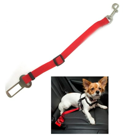 1 Pet Seat Belt Dog Safety Adjustable Clip Car Auto Travel Vehicle Safe