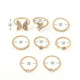 thumbnail image 3 of Ladies Rings Butterfly Open Adjustable Rings Women Gifts Stacking Rings, 3 of 5