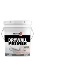 White, Zinsser Flat White Drywall Primer- 5 Gallon, 1 Pack