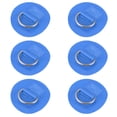 thumbnail image 1 of 6uds 6cm D Anillo Parche Almohadilla PVC Inoxidable Acero para Surf Tabla Azul, 1 of 1