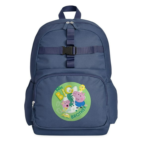 CafePress - Peppa Pig: The Best Big Brother - Cute School Travel Backpack