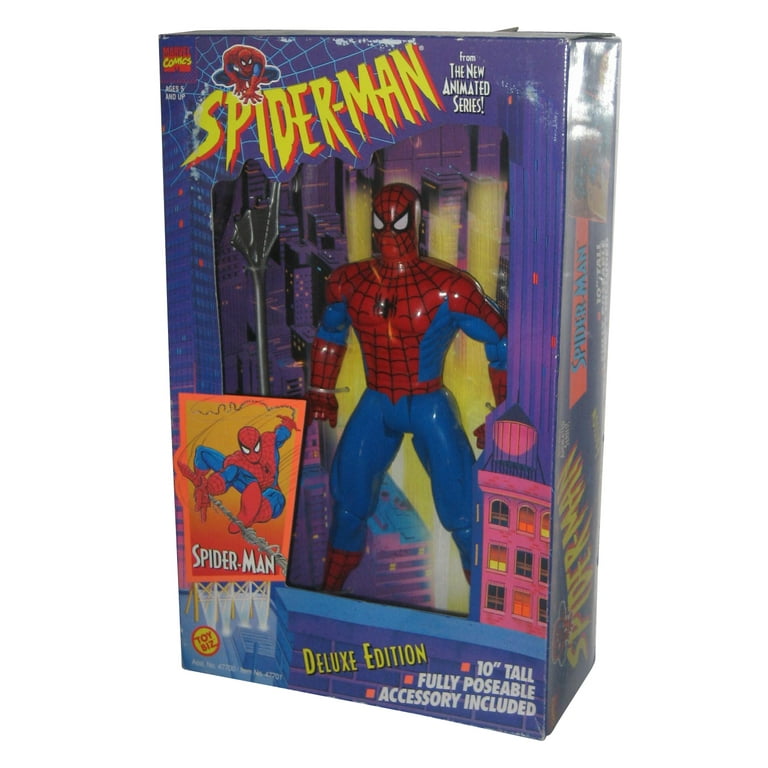 Marvel Comics Spider-Man Deluxe 10-inch Toy Biz Figure