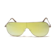 Dime 0688 Polarized Sunglasses Shield/pilot 100% Uv Rays Protection Oversized