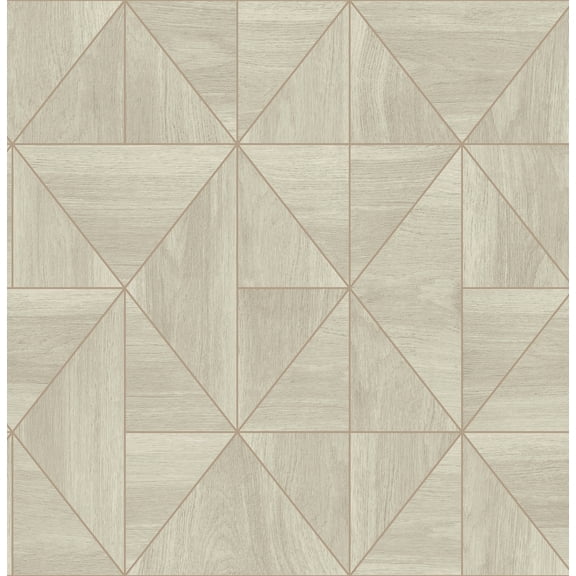 Decorline Cheverny Grey Wood Tile Wallpaper
