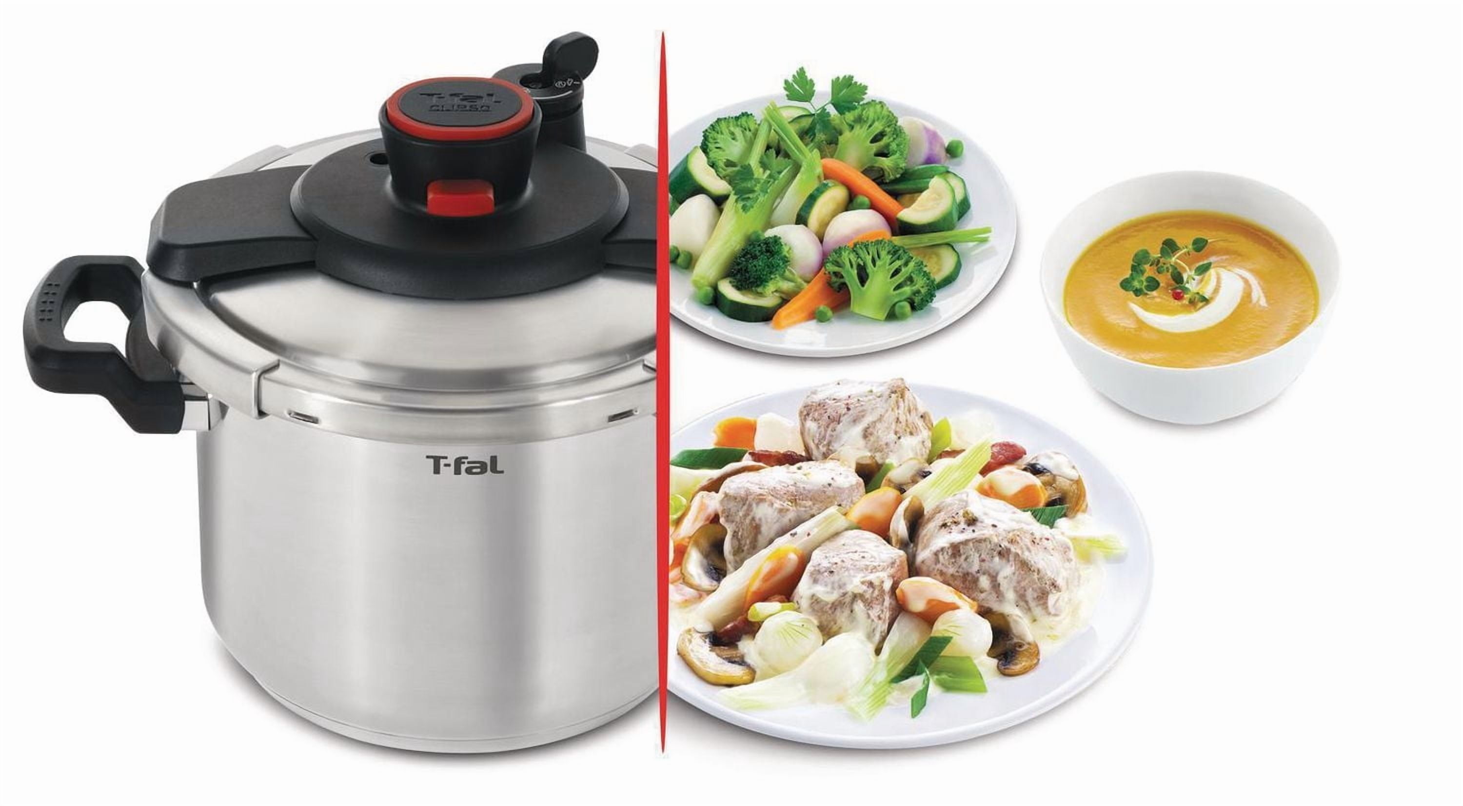 T-fal Clipso (6L) Stainless Steel Pressure Cooker - Walmart.ca