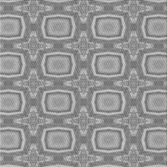 Ahgly Company Indoor Square Patterned Gray Cloud Gray Area Rugs, 7' Square