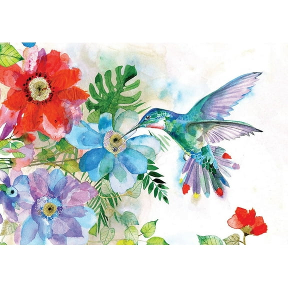 Hummingbird Garden Note Cards (14 Cards, 15 Self-Sealing Envelopes), (Hardcover)