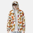 thumbnail image 3 of Picia Hot Dog Burger Women's Men's UPF 50+ Sun Protection Hoodie Shirt Long Sleeve SPF Fishing Outdoor UV Hiking Lightweight Shirts-Large, 3 of 9