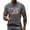 Grey, variant on Bibfish Mens Tshirts Casual USA Flag Print Summer Crewneck Short Sleeve Tee Shirts Patriotic Pride Graphic Pullover Tees Tops For Men