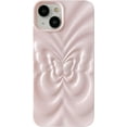 thumbnail image 7 of 3D Butterfly Pattern Pleated Soft Compatible with iPhone Case (Purple,iPhone 13 Pro), 7 of 7