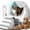White, variant on Open Top Self Cleaning Litter Box 70l Automatic Cat With App Control Low Noise Safety Protection Anti-pinch Protection&easy Access Step For Senior Cats Multiple Cats(white)