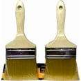 thumbnail image 5 of STARLIGHT- Paint Brushes Brush Set 4'' (100 Mm), 2 Pack Treated Home Interior Trim Painting, 5 of 6