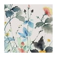 thumbnail image 4 of Acheng Flowers Leaves Watercolor Square Tablecloth Waterproof Resistant Fabric 100% Polyester Fiber 52*52, 4 of 8