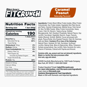FITCRUNCH High Protein Baked Bar, Caramel Peanut, 16g Protein, 1.62 oz, 4 Count