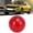 Red, variant on Rupoun M12x1.25 Gear Shift Knob Head 5-Speed Wear-Resistant with 3 Adapters Universal Automobile Accessory Red Premium Replacement Part 2.1 in / 54 mm
