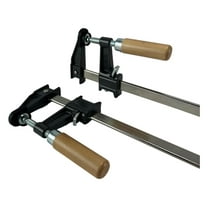 Set of 4-36" Steel Bar Clamp with Metal Ratcheting System and Quick Release for Woodworking & Metalworking