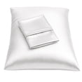thumbnail image 1 of Funda de almohada de satén BLISSFORD para el cuidado del cabello y la piel, color blanco, paquete de 2, 1 of 9