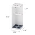 thumbnail image 6 of Yamazaki Home Compact Umbrella Stand, White, Steel,  Holds 4 umbrellas, No Assembly, 6 of 6