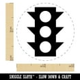 thumbnail image 2 of Traffic Light Icon Rubber Stamp for Scrapbooking Crafting Stamping - Mini 1/2 Inch, 2 of 7