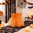 thumbnail image 6 of Jiibva Halloween Felt Candy Bag Princess Crown Trick or Treat Bags for Sweets Bags With Handle Halloween Goody Bags, 6 of 7