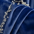 thumbnail image 7 of Rosnek 2 Panels Navy Blue Velvet Curtains 108 inches, Thermal Insulated Rod Pocket Window Drapes for Living Room Soft Luxury Home Decor Curtains for Bedroom Kids Room, 7 of 7