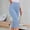 Sky Blue, variant on JUSLIO Womens Leggings Button Slim High Waist Solid Yoga Workout Capris Leggings