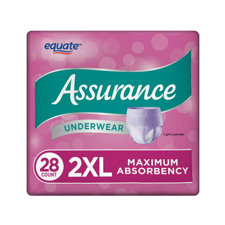 Assurance Incontinence Underwear for Women, Maximum, Size 2XL, 28 Count ...