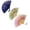 Blue & Light Pink & Green, variant on WJJIAO 3 Pieces Handheld Folding Fans, Oriental Folding Fan for Ladies, Silk Folding Fans with Bamboo Frames for Dancing Wedding Party Props Decoration