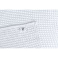 thumbnail image 5 of Imperial Cotton Textured Waffle Shower Curtain in White, 5 of 6