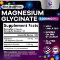 thumbnail image 2 of Magnesium Glycinate 1000mg - Pure & Chelated for High Absorption - Supports Muscle, Nerve, Bone & Heart Health - Best Magnesium Supplement for Gentle Sleep Support, Vegan, Bottled USA - 240 Capsules, 2 of 9