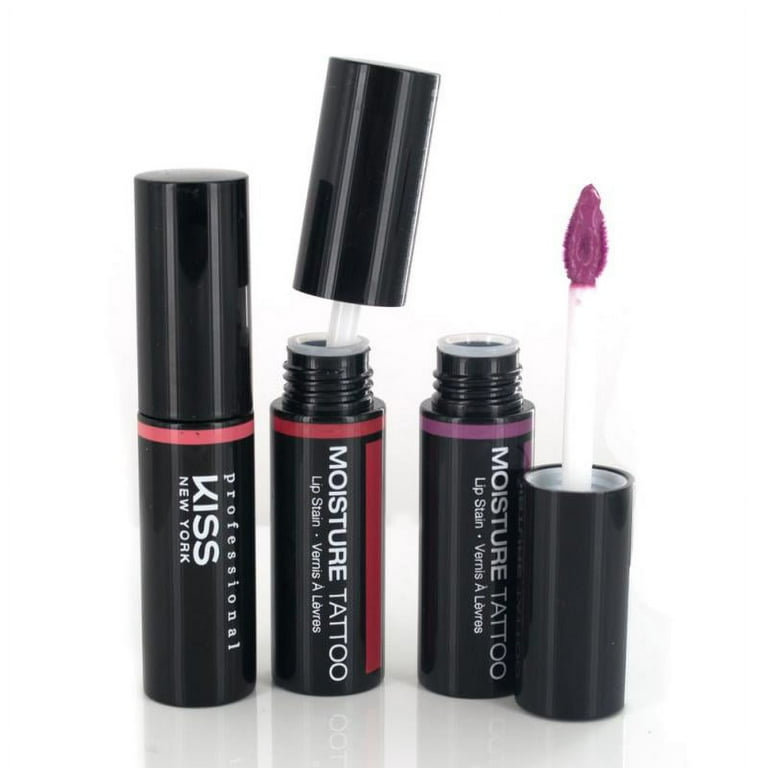 リップグロス KISS NEW YORK Moisture Lipstick Kiss New York Professional Moisture Tattoo Lip Stain - Retro